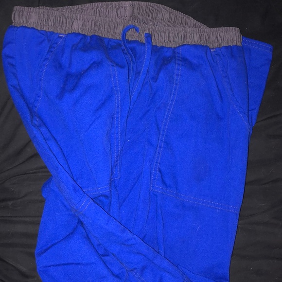 Cobalt blue scrub bottoms - Picture 1 of 2